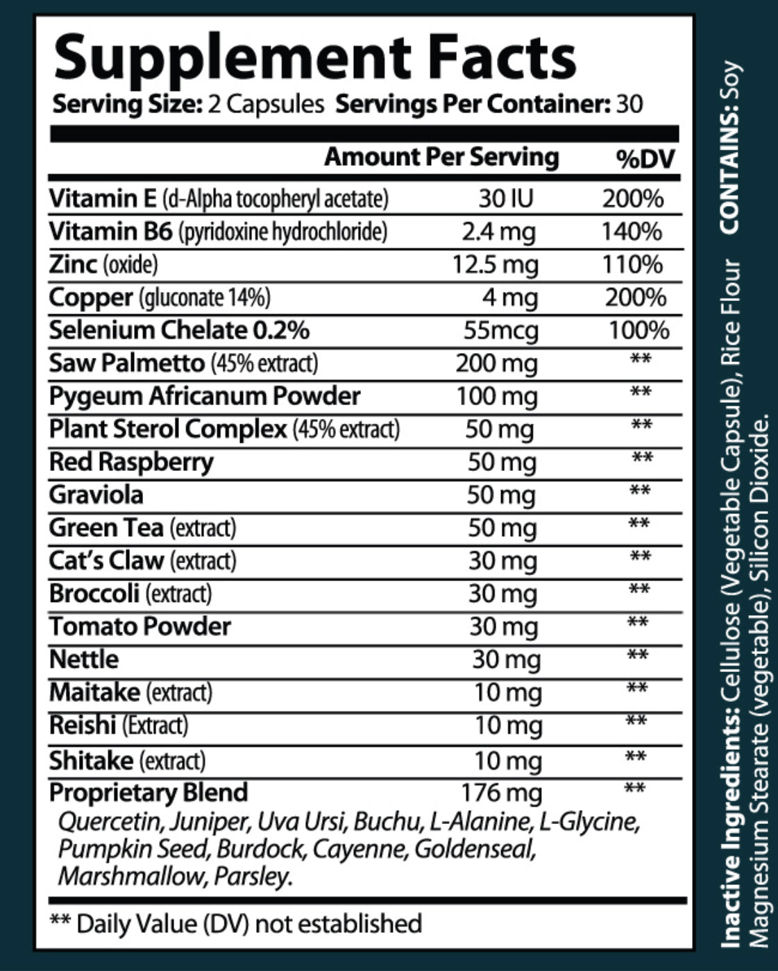 All Natural Prostate Formula