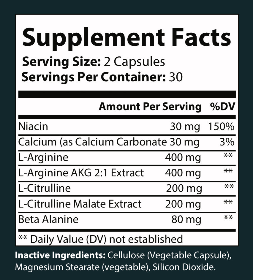 Organic L-Arginine Capsules